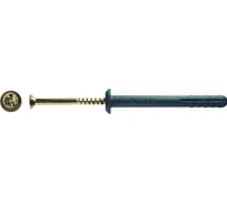 Дюбель с шурупом OMAX грибовидный борт 6х40 200 шт К-210 253006040401К-210