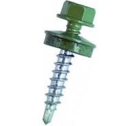 Кровельные саморезы OMAX 4,8х29, сверло, зеленый хром RAL 6020 4500 шт 1370480292