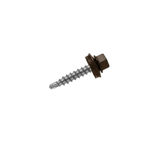 Кровельные саморезы OMAX 4,8х38, сверло, коричневые RR32 200 шт 1218480381 1