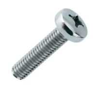 Винт МЕТАЛЛСЕРВИС с полусферической головкой M8x50 DIN 7985 оцинкованный, 6 шт. МС 1271015