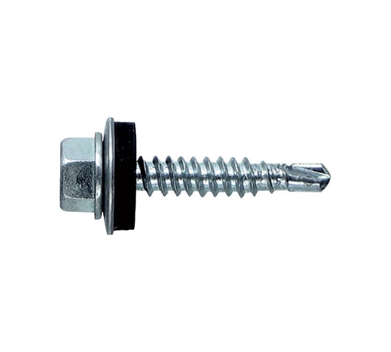Саморезы OMAX 6,3х51 кровельные, сверло, цинк, с шайбой 5 кг 1142630511kg 1