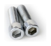 Винт МЕТАЛЛСЕРВИС с внутренним шестигранником M8x40 DIN 912 оцинкованный, 10 шт. МС 1271329