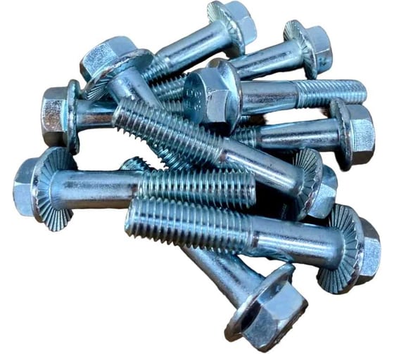 Болт 23 БОЛТА М10x40 с фланцем к.п.8.8 ОЦ DIN6921, (50 шт.) 11206 1