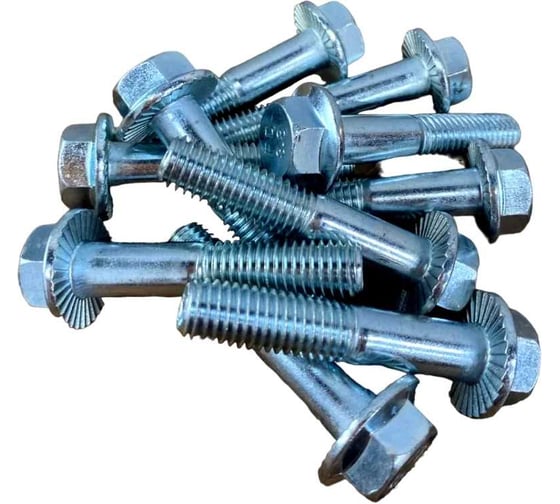Болт 23 БОЛТА М10x60 с фланцем к.п.8.8 ОЦ DIN6921, (50 шт.) 11208 1