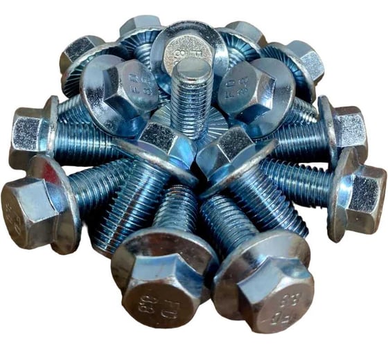 Болт 23 БОЛТА М10x30 с фланцем к.п.8.8 ОЦ DIN6921, (50 шт.) 11204
