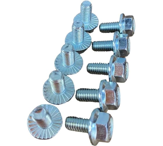 Болт 23 БОЛТА М6x10 с фланцем к.п.8.8 ОЦ DIN6921, (50 шт.) 11189 1