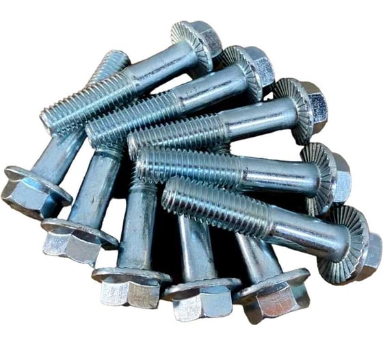Болт 23 БОЛТА М10x60 с фланцем к.п.8.8 ОЦ DIN6921, (10 шт.) П0000027678