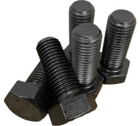 Болт 23 БОЛТА М20x50 мм, DIN933, высокопрочный к.п.12.9 черный, 5 шт б1298332050