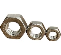 Гайка нержавеющая 23 Болта М6,8,10 DIN934 (по 10 шт.) 11601