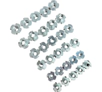 Гайка мебельная 23 Болта М6,8,10 крыльчатая ОЦ DIN1624 по 50 шт. 11618