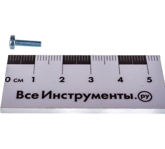Винт Стройметиз М3х10 DIN 7985, полукруглая головка, цинк уп. 30 шт 3100841