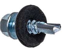 Кровельный саморез КРЕП-КОМП цинк, с шайбой EPDM, 5,5х 19 300шт ск5519фм