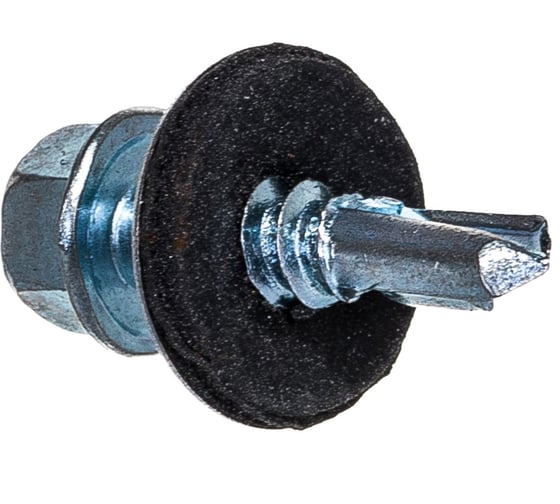 Кровельный саморез КРЕП-КОМП цинк, с шайбой EPDM, 5,5х 19 300шт ск5519фм 1