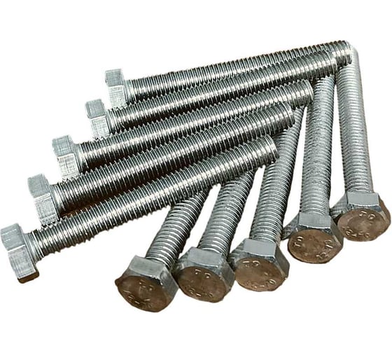 Болт нержавеющий 23 Болта 12x60 мм, DIN 933, 10 шт. АС1301206091N07 1