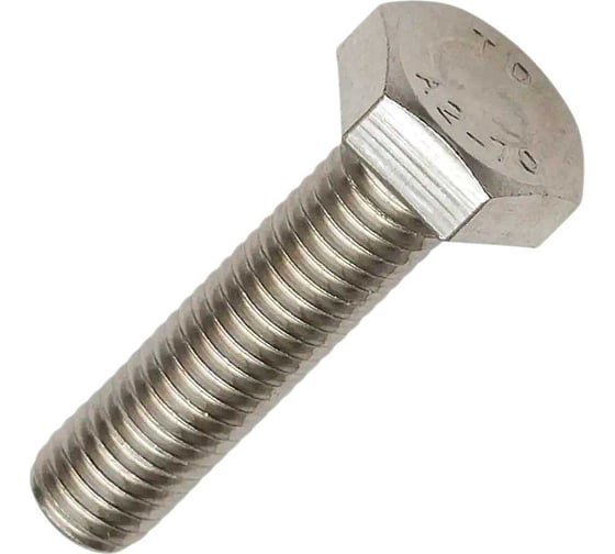 Болт нержавеющий 23 Болта 12x40 мм, DIN 933, 10 шт. АС1301204091N07