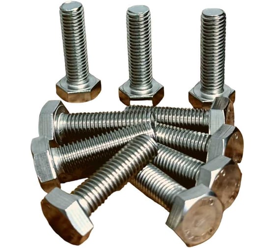 Болт нержавеющий 23 Болта 12x25 мм, DIN 933, 10 шт. АС1301202591N07 1