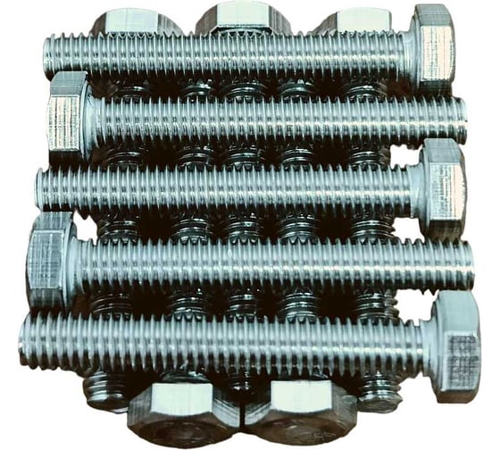 Болт нержавеющий 23 Болта 6x40 мм, DIN 933, 50 шт. 11130 1