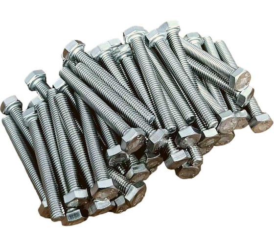 Болт нержавеющий 23 Болта 6x50 мм, DIN 933, 50 шт. АС1300605092G07ф50