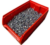 Гайка со стопорным кольцом 23 Болта М6, оцинкованная, DIN 985, 1000 шт. контейнер 11369