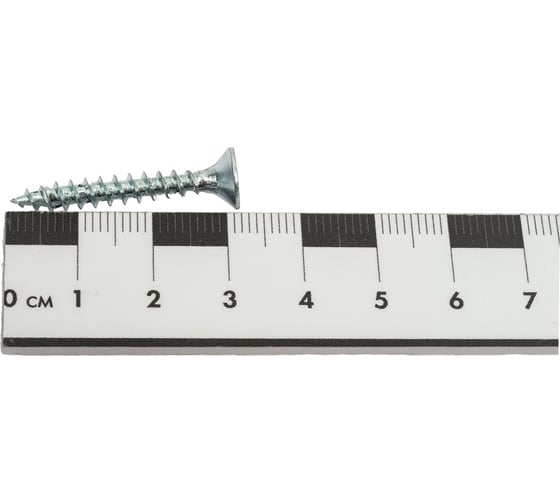 Саморез КРЕП-КОМП белый цинк POZY 4,5х30 700шт бд4530ф