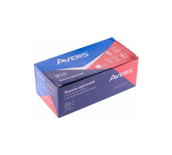 Врезной замок Avers 1223/60-AB 28072