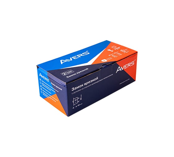 Врезной замок AVERS 1323/70-AB 00028081