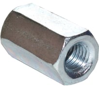 Соединительная переходная гайка Крепстандарт М16 DIN 6334 цинк к9209