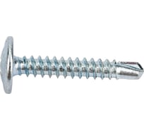 Самонарезающий винт со сверловым концом Grabber PH2 3,8х25 мм Белый цинк 200 шт. WD-25-200DIY