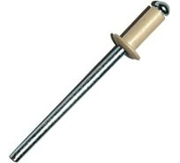 Заклепка 23 Болта вытяжная 3,2x8 алюминий сталь RAL1014,бежевая,50 шт B5200320801BN07ф50