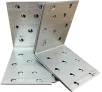 Крепежный равносторонний уголок 23 Болта 60x60x50 ОЦ, 10 шт. B93060050234199