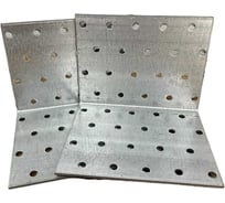 Крепежный равносторонний уголок 23 Болта 80x80x100 ОЦ, 4 шт. B93080100233099