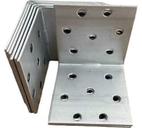 Крепежный равносторонний уголок 23 Болта 50x50x50 ОЦ, 10 шт. B93050050235099