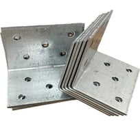 Крепежный равносторонний уголок 23 Болта 40x40x60 ОЦ, 10 шт. B93040060233599