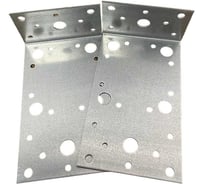 Крепежный асимметричный уголок 23 БОЛТА 155x55x90 ОЦ, 4 шт. B97015555231499
