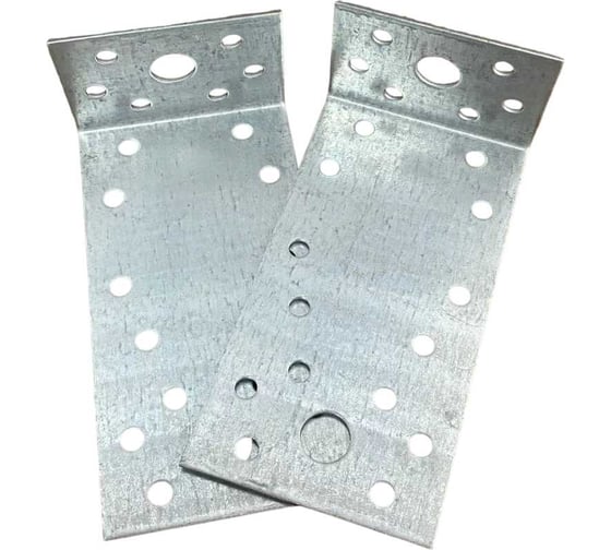 Крепежный асимметричный уголок 23 БОЛТА 120x40x60 ОЦ, 4 шт. B97012060231099 1