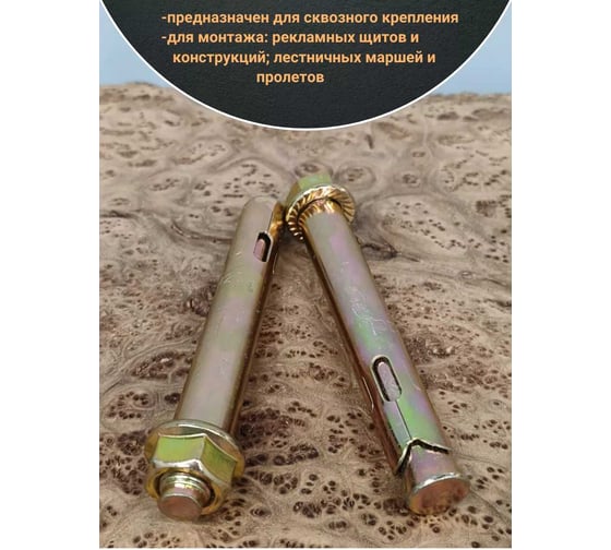 Анкерный болт с гайкой 23 Болта 16x180 мм (2 шт.) B11001618061207