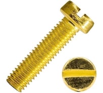 Винт 23 Болта 3x10 латунный с цилиндрической головкой DIN84, 10 шт. 2000000144733