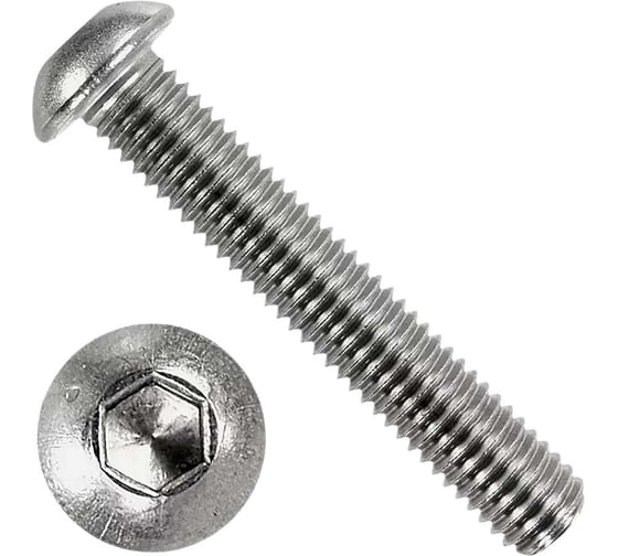 Винт 23 Болта 8x60 с внутренним шестигранником 7380 класс прочности 10.9, 10 шт. 2000000381831 1