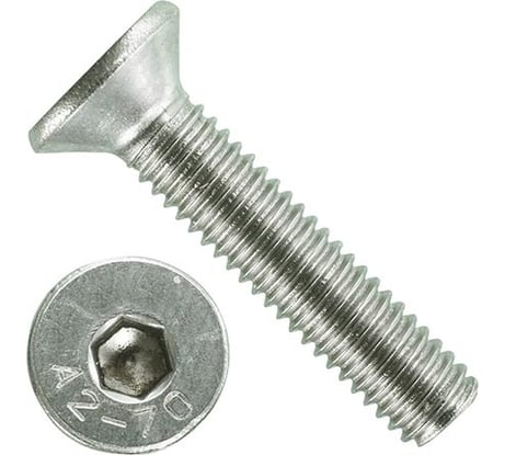 Винт 23 Болта нержавеющий 10x16 потайной шестигранник DIN7991, 10 шт. 2000000620282