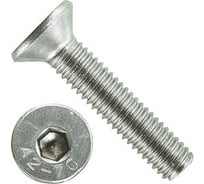 Винт 23 Болта нержавеющий 6x70 потайной под шестигранник DIN7991, 10 шт. 2000000620268