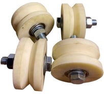 Ролик для откатных ворот 23 Болта d70мм под угол ,капролон 4 шт. 2710