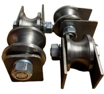 Ролик на пластинах 23 Болта d 50 мм под трубу 1/2 d20 ,металл 4шт. 3513