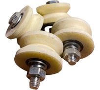 Ролик для откатных ворот 23 Болта d40мм под угол ,капролон 4 шт. 2405