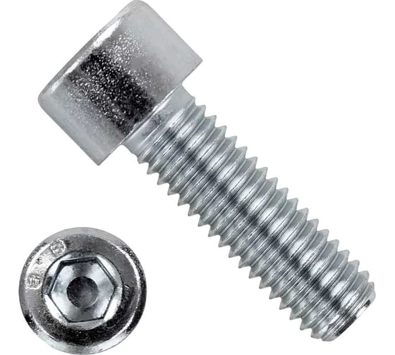 Винт под шестигранник 23 Болта 5x20 мм ОЦ класс прочности 8.8 DIN912, 10 шт. А0D000502030007 1