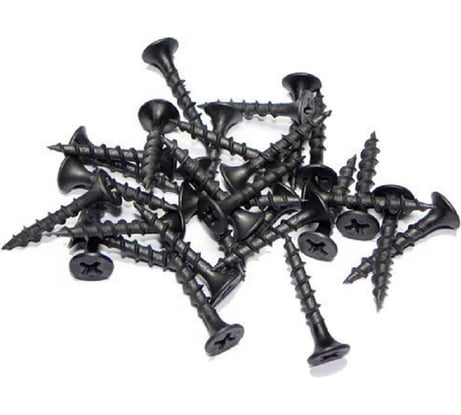 Саморез по дереву Русский Саморез черный острый 3,5x25мм, 1,5 кг РС251500