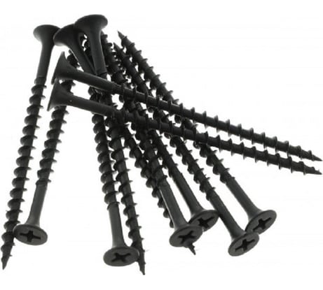 Саморез по дереву Русский Саморез черный острый 4,2x90мм, 0,75 кг РС90750