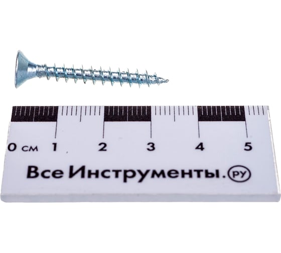 Саморез КРЕП-КОМП белый цинк POZY 4,5х35 500шт бд4535ф