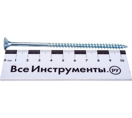 Саморез КРЕП-КОМП белый цинк POZY 6х110 50шт бд6110ф