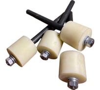 Ролик поддерживающий 23 Болта прямой, капролон, 4 шт. 1004