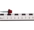 Кровельный саморез Стройметиз 4,8х28 красно-коричневый RAL 3011 уп. 60 шт. коробка с окном средняя 2080014 5